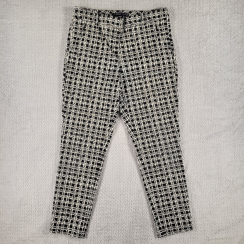 The Limited Exact Stretch black & white grid pattern dress pants size 8